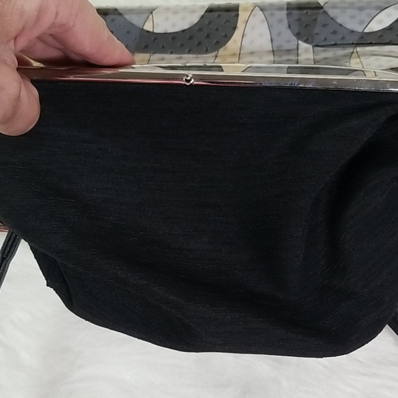 TOP HANDLE BAG WITH BLACK, GREY,AND YELLOW DESIGN - Picture 8 of 8